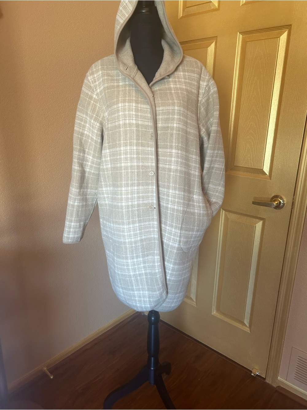 Coldwater Creek plaid coat